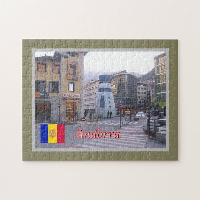 Quebra-cabeça Andorra - (Horizontal)