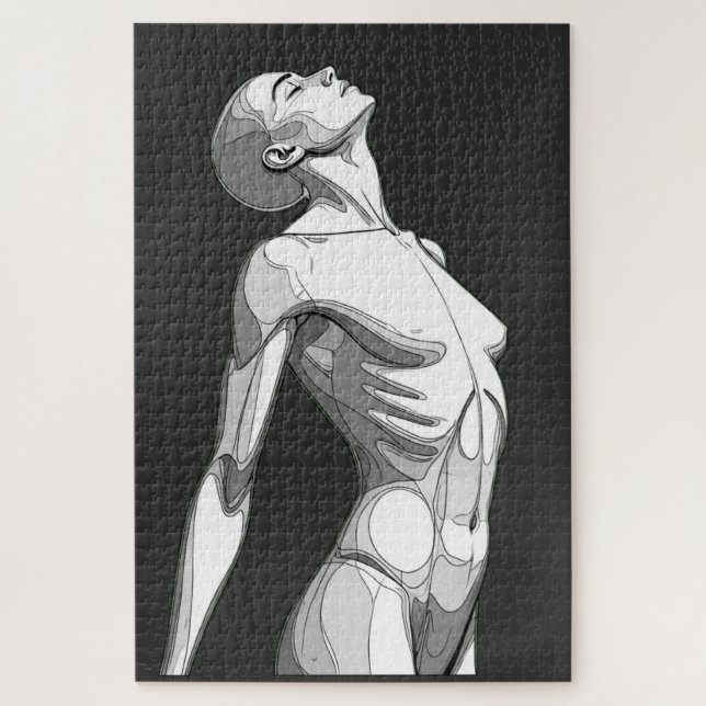 Quebra-cabeça Android Anatomy Challenge - Premium Jigsaw Puzzle (Vertical)