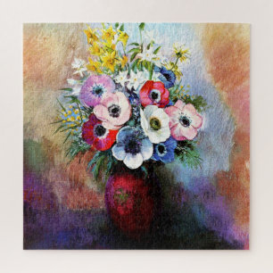 Quebra-cabeça Anêmonas por Odilon Redon