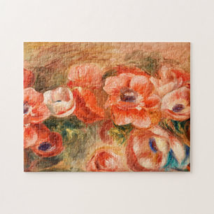 Quebra-cabeça Anêmonas por pintura impressionista do Renoir