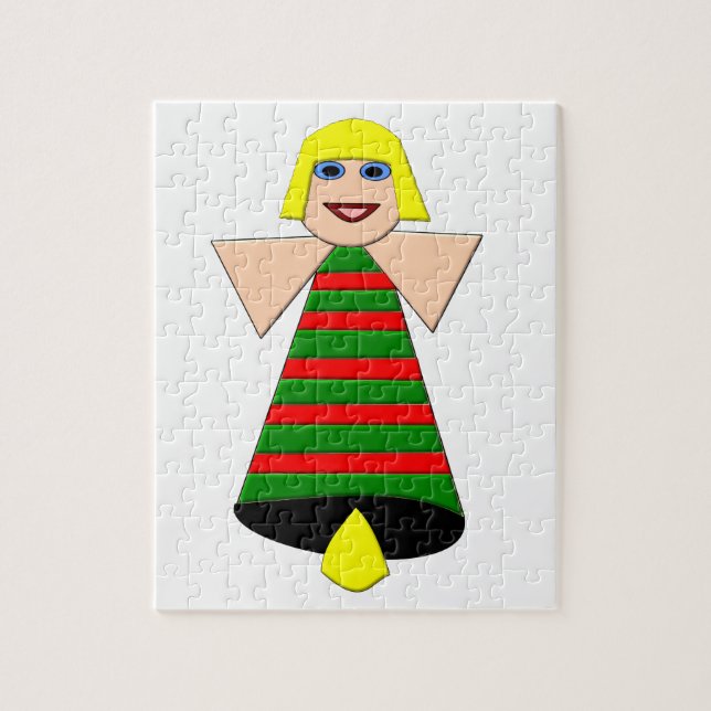 Quebra-cabeça Angel Bell de Natal (Vertical)