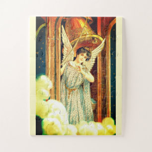 Quebra-cabeça Angel em uma arte de frade