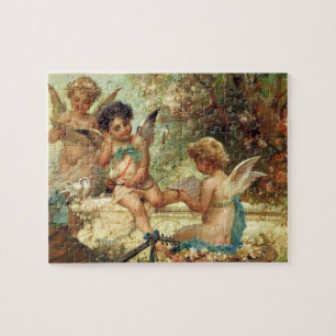 Quebra-cabeça Angels músicos por Hans Zatzka, Belas Artes Vitori