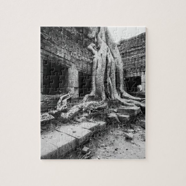 Quebra-cabeça Angkor Camboja, Ta Prohm Tree (Vertical)