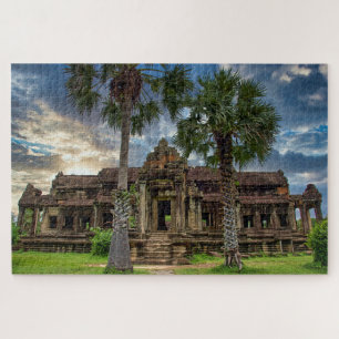 Quebra-cabeça Angkor Wat Cambodian Khmer Temple