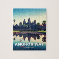 Angkor Wat Cambodja no amanhecer
