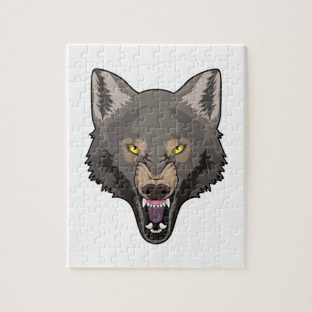 Quebra-cabeça Angry Wolf (Vertical)