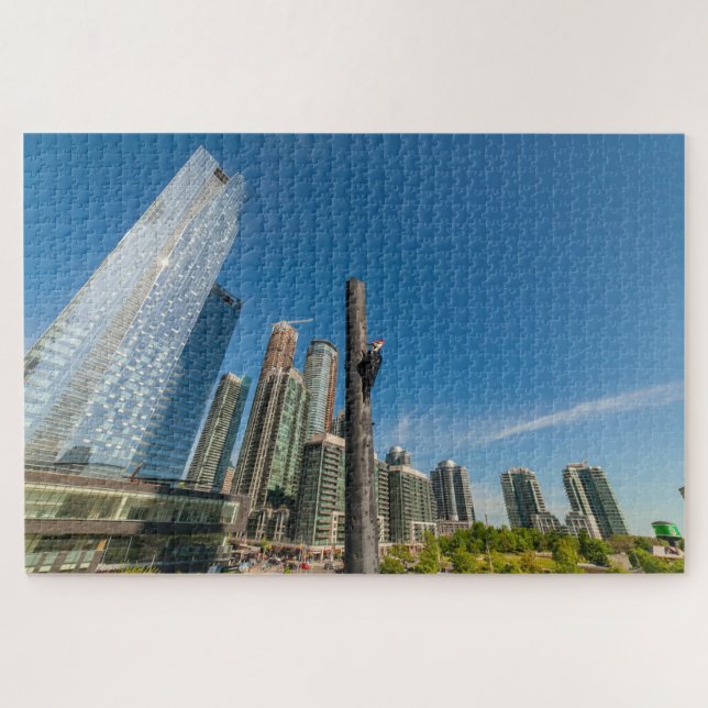 Quebra-cabeça Ângulo panorâmico do jay, Toronto, Canadá (Horizontal)