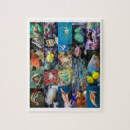 Quebra-cabeça Animais Marinhos De Recife De Coral, 6 Anos, 110 P