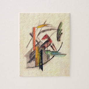 Quebra-cabeça Animal de Franz Marc, Vintage Expressionism Art