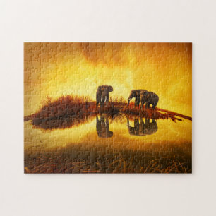 Quebra-cabeça Animal elefante