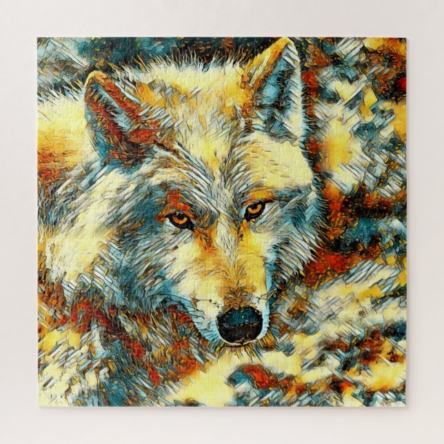 Quebra-cabeça AnimalArt_Wolf_003 (Vertical)