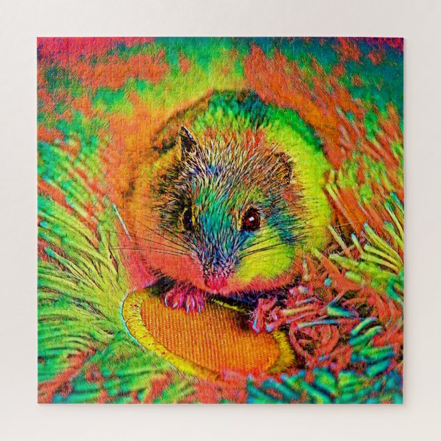 Quebra-cabeça AnimalColor_Hamster_002 (Vertical)