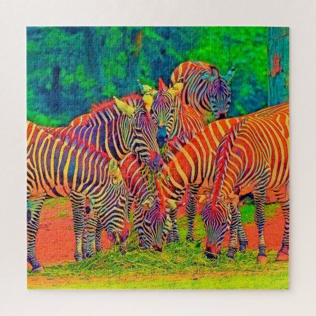 Quebra-cabeça AnimalColor_Zebra_002 (Vertical)