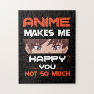 Quebra-cabeça Anime Me Faz Feliz Não Tanto