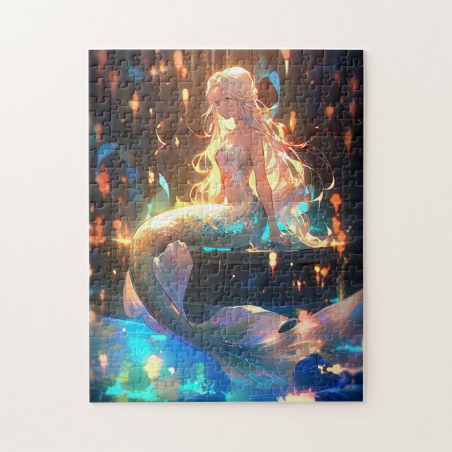 Quebra-cabeça Anime Mermaid Girl Fantasy Art (Vertical)