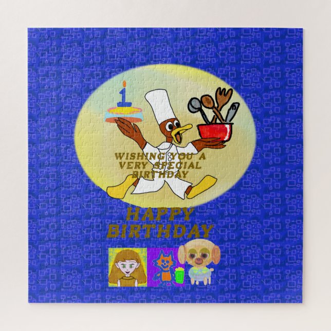 Quebra-cabeça Aniversário (Vertical)