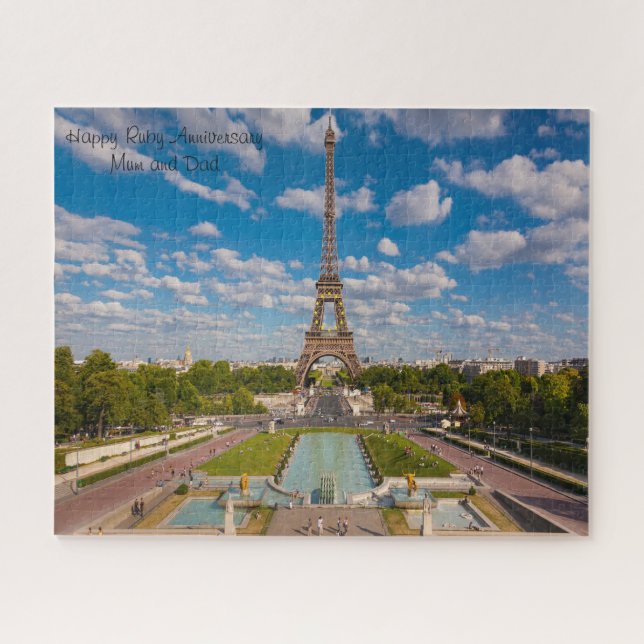 Quebra-cabeça Aniversário da Ruby. (Horizontal)