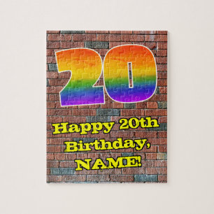 Quebra-cabeça Aniversário de 20: Arco-Íris 20 inspirado em Gra