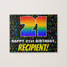 aniversário de 21 anos — Símbolos musicais diverti