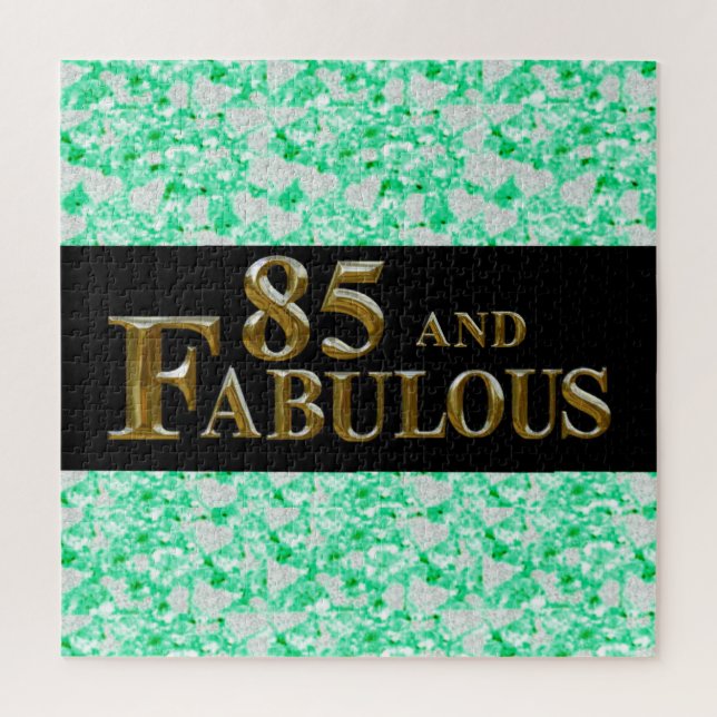 Quebra-cabeça Aniversário de 85 anos (Vertical)