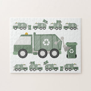 Quebra-cabeça Aniversário de veículos de caminhoneiros de Recicl