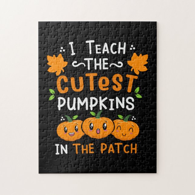 Quebra-cabeça Aniversário do Professor Cutest Pumpkins (Vertical)