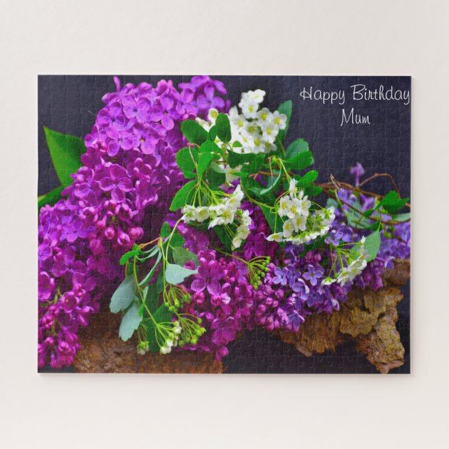 Quebra-cabeça Aniversário Mãe (Horizontal)