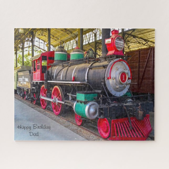 Quebra-cabeça Aniversário Papai. (Horizontal)