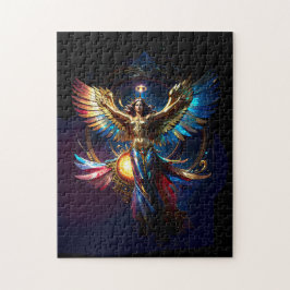Quebra-cabeça Anjo Alado da Liberdade Arte Fantasia