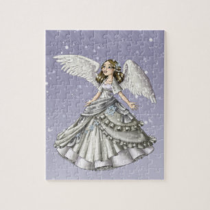 Quebra-cabeça Anjo da neve