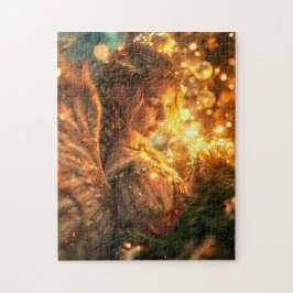 Quebra-cabeça Anjo de Natal Alegria Celestial