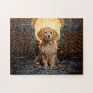 Quebra-cabeça Anjo do ouro Retriever