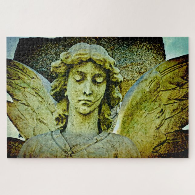 Quebra-cabeça Anjo Dourado (Horizontal)