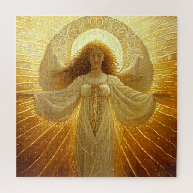 Quebra-cabeça Anjo Dourado Despertar do Conhecimento (Vertical)