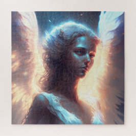 Quebra-cabeça Anjo Místico de Olhos Azuis