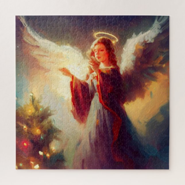 Quebra-cabeça Anjo Natal (3) (Vertical)