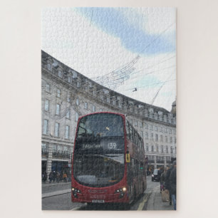 Quebra-cabeça Anjos de Natal na Rua Regent, Londres, Reino Unido