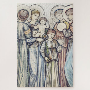 Quebra-cabeça Anjos e Crianças por Sir Edward Burne-Jones