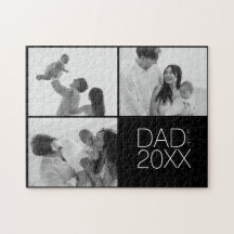 Ano de Fundação do Papai Presentes de Foto Pai Mod