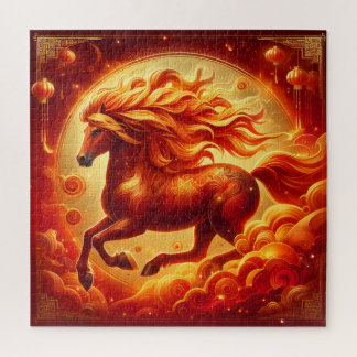 Quebra-cabeça Ano do Cavalo de Fogo