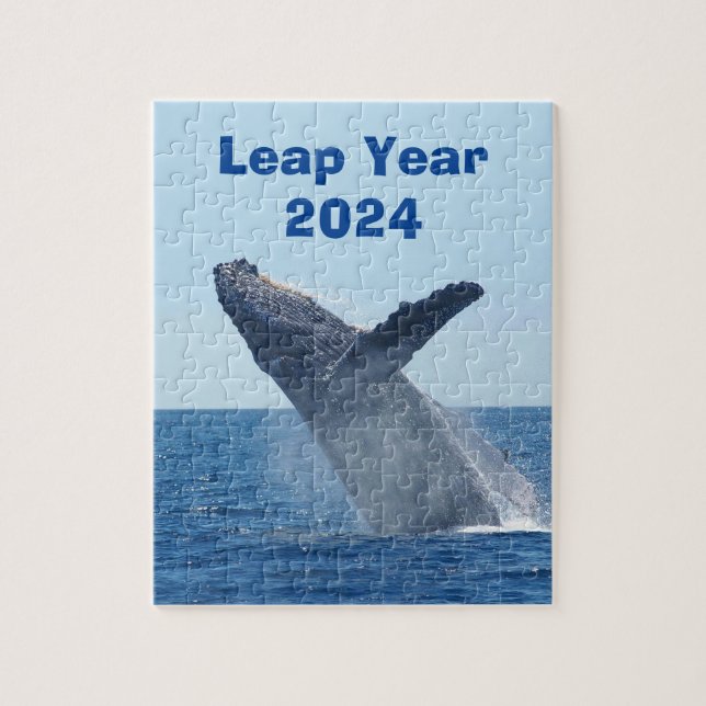 Quebra-cabeça Ano Leap 2024 (Vertical)