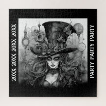 Ano Novo Aniversário Festa de Halloween Steampunk