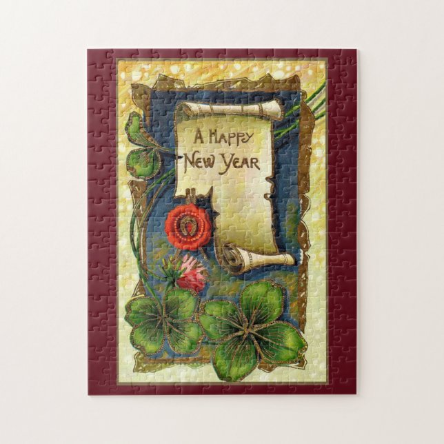 Quebra-cabeça Ano Novo Com Vestuário (Vertical)