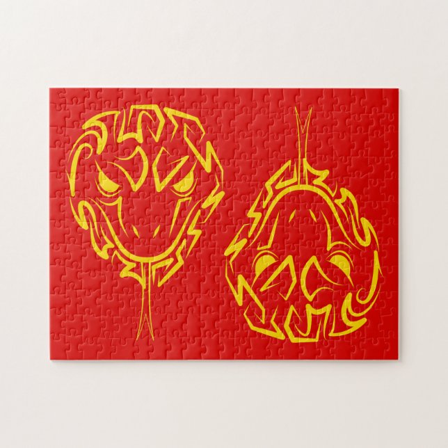 Quebra-cabeça Ano Novo Lunar Chinês do Cobra 2025 4723 Madeira (Horizontal)