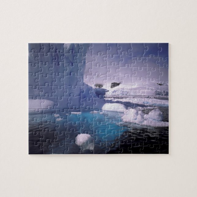 Quebra-cabeça Antártida. Paisagens de gelo da Antártica 2 (Horizontal)