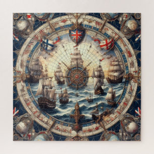 Quebra-cabeça Anteriores naves de navegação Inglaterra Noruega F
