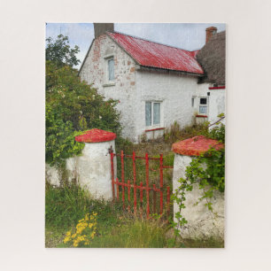 Quebra-cabeça Antiga Cabana Carne Wexford Irlanda.