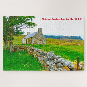 Quebra-cabeça Antiga Cabana Irlandesa Galway Irlanda. Quebra-cab