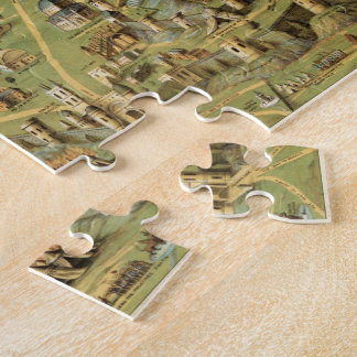 Quebra-cabeça Antiga cidade de Jerusalém com o templo de Salomão